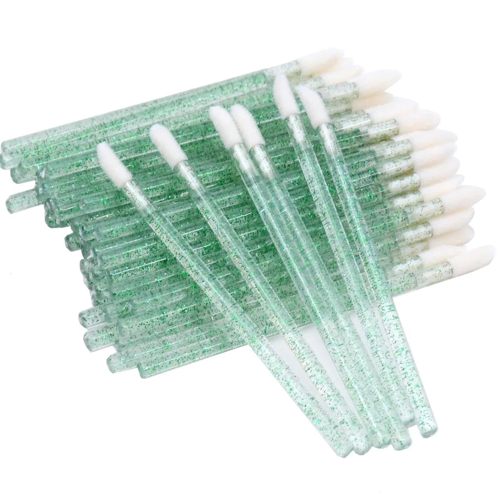 100Pcs Disposable Lip Brush Eyelash Extension Makeup Brushes Lash Extension Mascara Applicator Lipstick Wands Cosmetic Tools