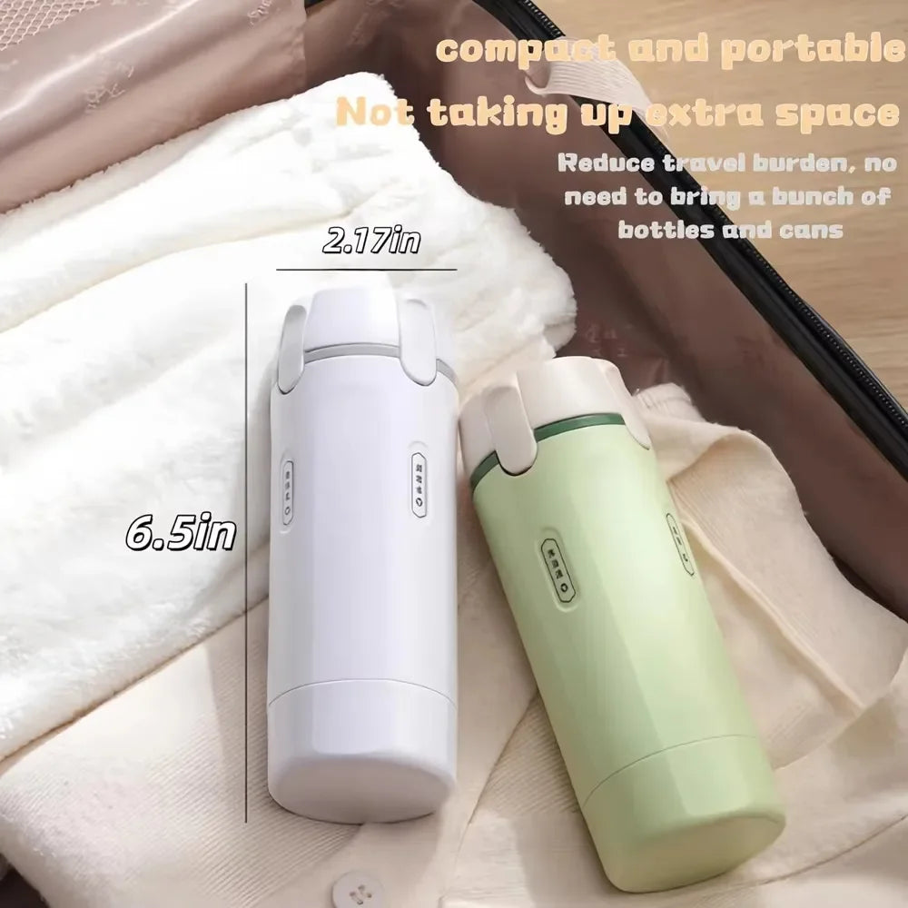 4-in-1 Travel Refillable Bottles, Portable Toiletries and Cosmetics Containers for Shampoo, Body Wash, Travel Storage Bottles