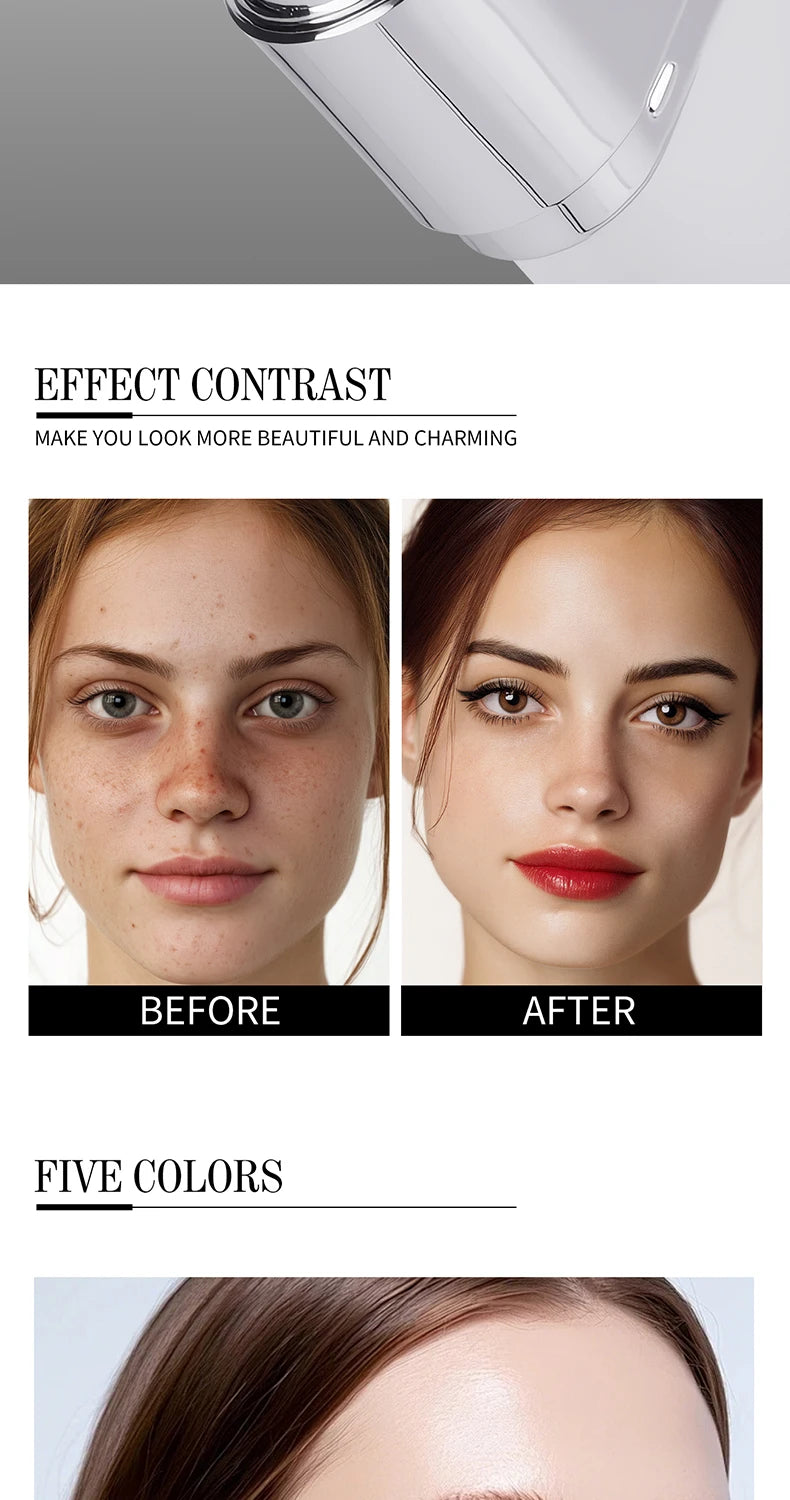 O'CHEAL Perfect Cover Stick Thin And Comfortable Concealer Foundation Cream Stick Instant Natural Waterproof Long-lasting Makeup