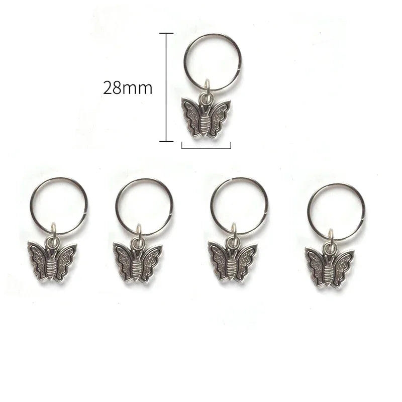5-8Pcs Metal Hollow Out Hair Ring Accessories,Beads Hair Braid Rings Clips Dread Locks Hair Braiding Metal Cuffs Decoration Gold