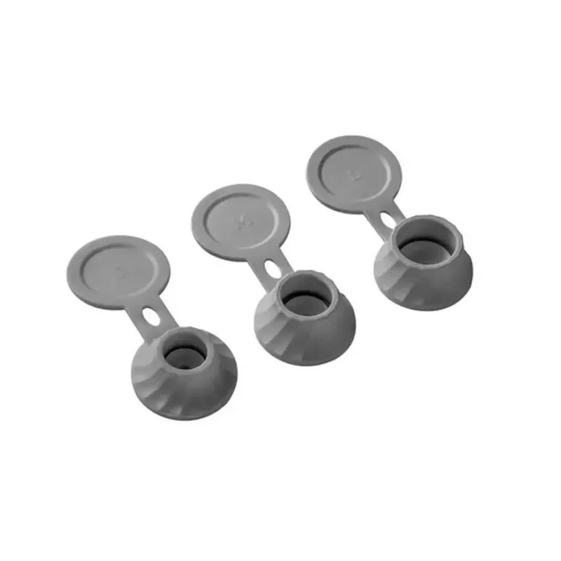 Bottle Emptying Caps, 3/6pcs Adapters Transfer Connector, 3 Sizes Inverted Caps Flipping Bottle, Inverted bottle cap Get Every D