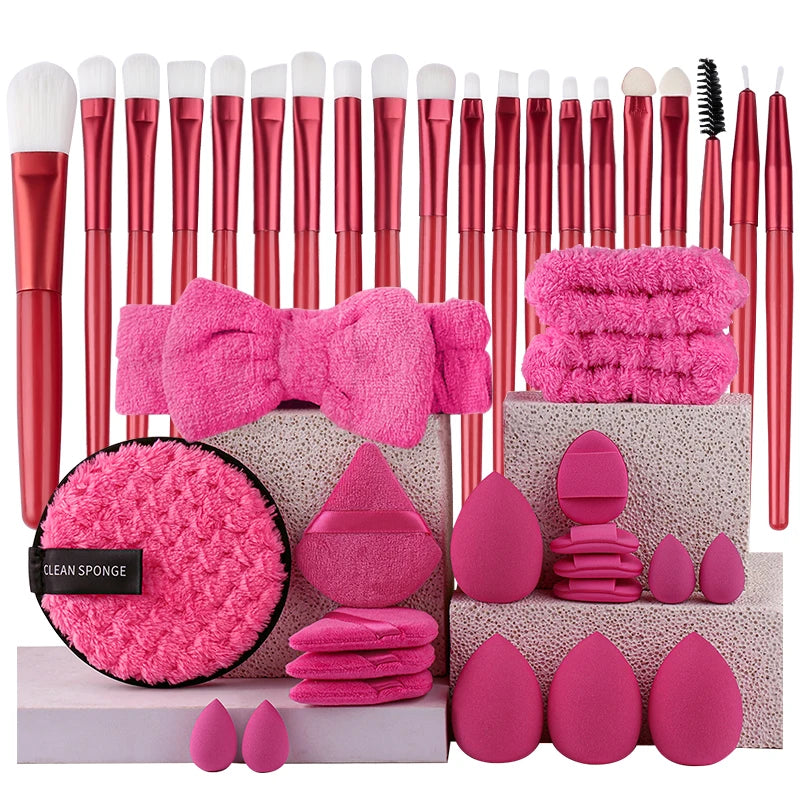 Makeup Brush Set 20Pcs Kit Soft Fluffy Eye Shadow Brushes Cosmetic Foundation Powder Highlighter Blending Beauty Tool Beginners