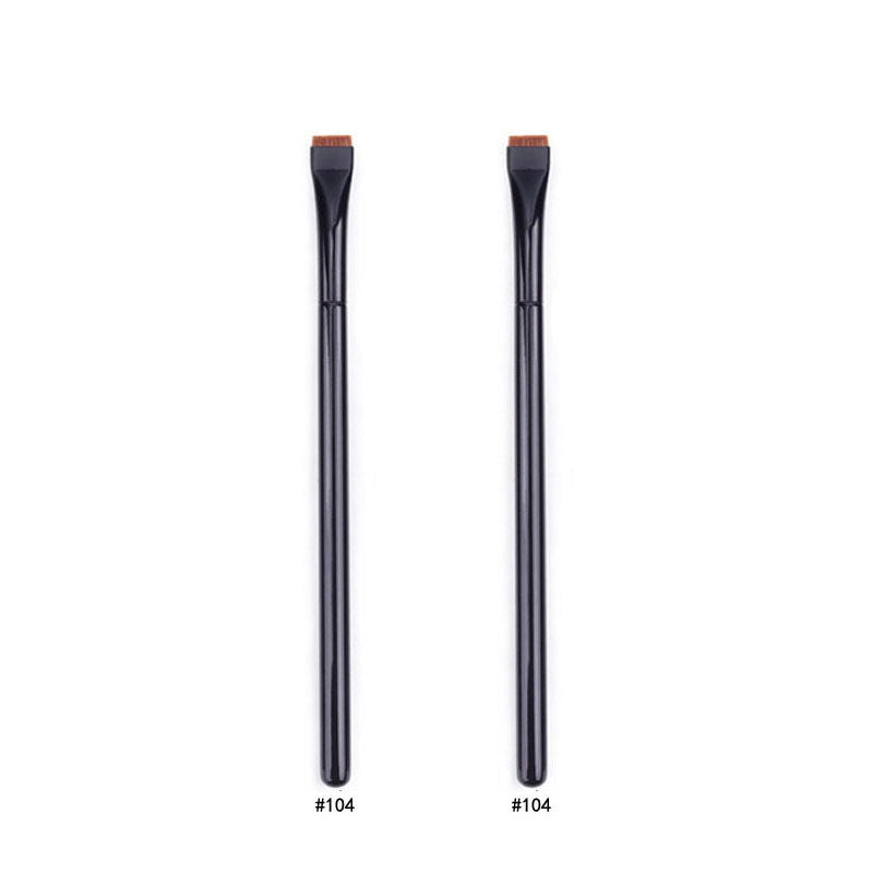 Karsyngirl 1/2/3Pcs Professional Eye Makeup Brush Flat Eyeliner Brush Eyebrow Application Lip Makeup Brush Eye Patch Makeup Tool