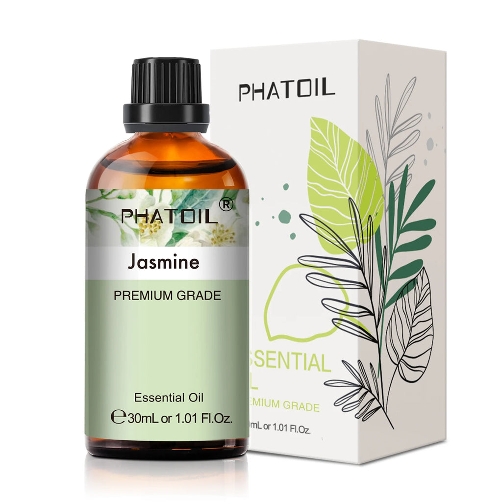 PHATOIL 30ml Lavender Peppermint Vanilla Tea tree Essential Oils for Aromatherapy Candle Making Natural Eucalyptus Aroma Oils