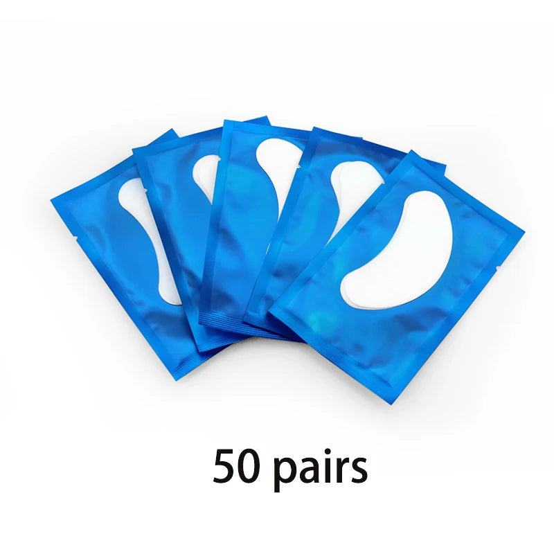 20/50/100pcs Eye Patches Eyelash Extension Under Eye Pads Makeup Eyelash Patches Tip Stickers Pads For Eyelash Extension Makeup