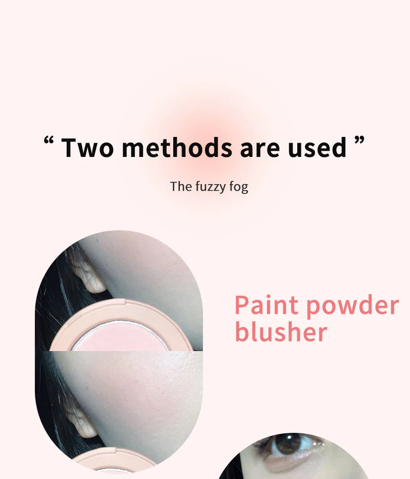 HERORANGE Creamy Blush Soft Matte Natural Color Long Lasting Daily Cheek Makeup For Women