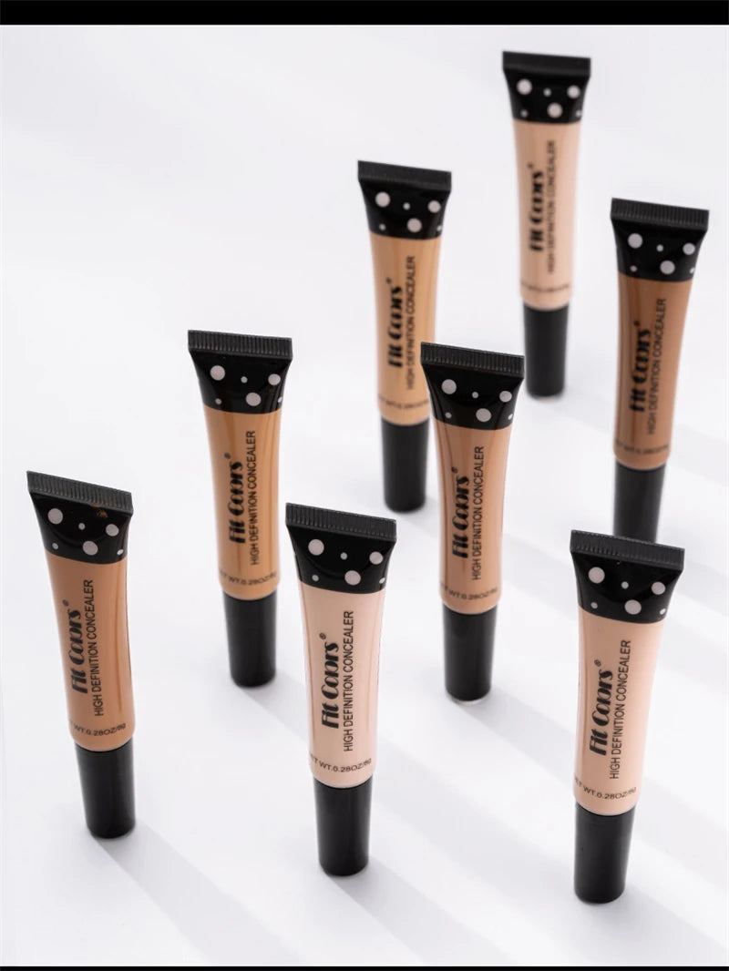 Full Cover Liquid Concealer 8 Color BB Cream Foundation Air-permeable Natural Brightening Makeup Eye Dark Circles Cream Cosmetic