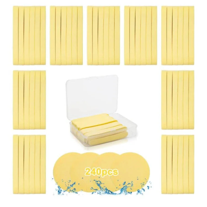 Compressed Round Facial Cleansing Sponges Cleaning Brushes Cleanse Tools Makeup Remover Wipes Finger Wholesale Free Shipping