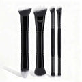 4pcs Basic Makeup Brushes Set With Box Dual-ended Foundations Powder Blush Details for Eyeshadow Brushes Beginner Travel