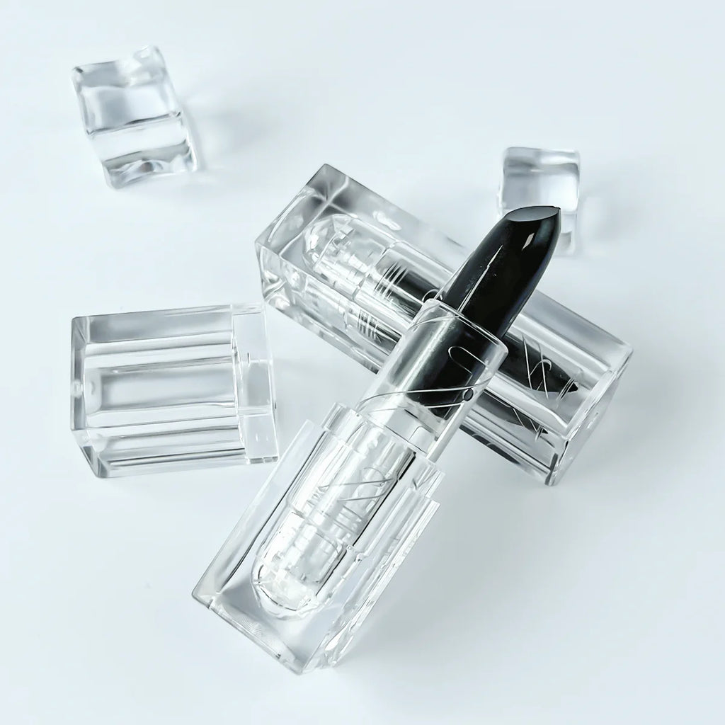 Waterproof Glitter Lipstick Sexy Black Lip Gloss Shiny Lip Tint  Cosmetics Halloween Lips Makeup