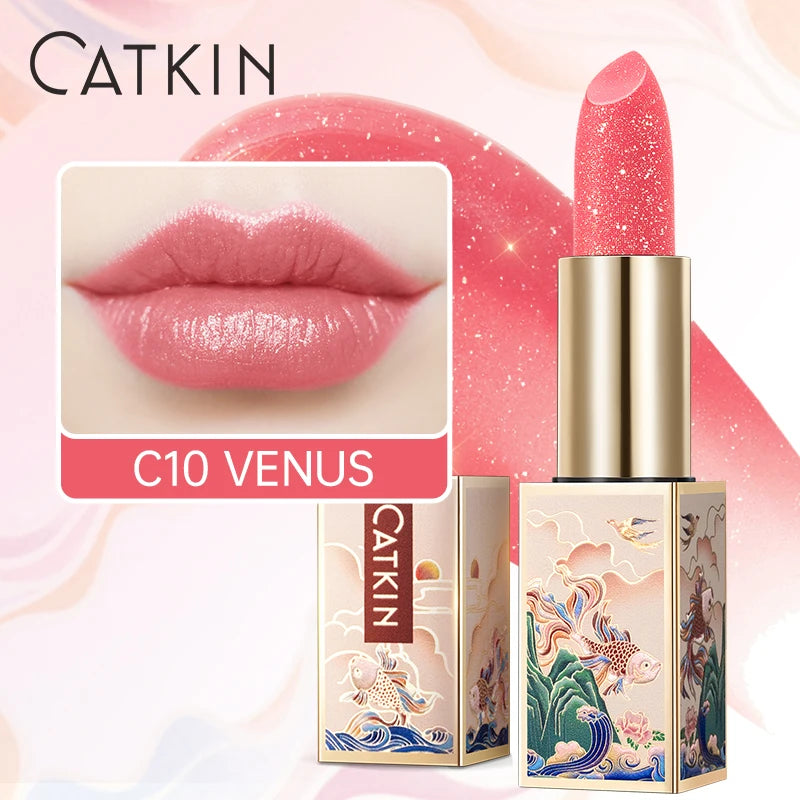 CATKIN SPARKLING LIP BALM MOONLIGHT COLOR-CHANGING LIP STICK - NEW SERIES