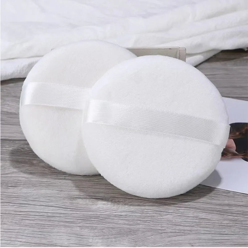 Extra Large Jumbo Size Body Power Puff Applicator For Loose Mineral Makeup Sponges Puffs Natural Smooth Cosmetic Puffs