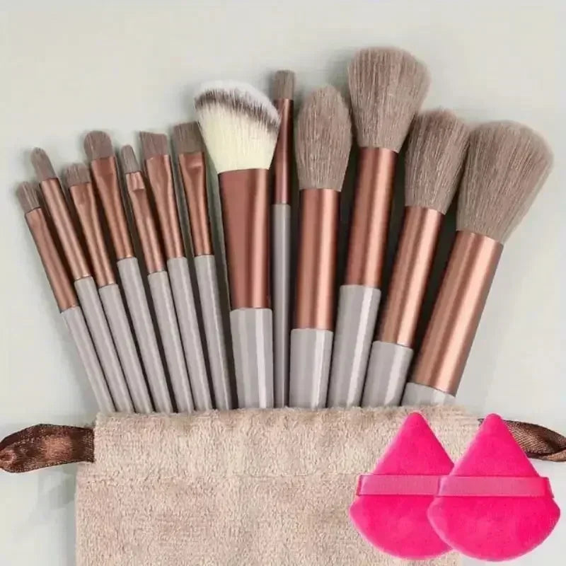 Professional Makeup Brush Set - Soft Fluffy Kabuki & Blending Brushes for Foundation, Powder, Eyeshadow | Beauty Tools Kit
