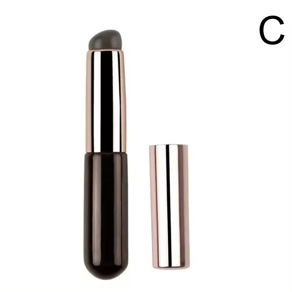CNKESS Reusable Lip Brushes Multifunction Round Head Silicone Lipstick Brush Applicator Elastic Lip Gloss Makeup Brushes Woman
