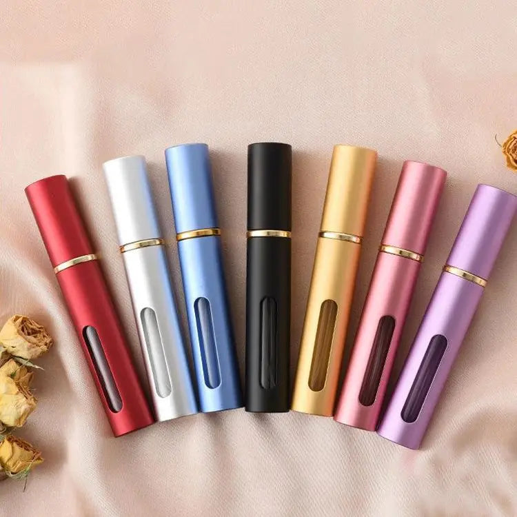 Perfume Atomizer Glass Perfume Dispenser Premium Travel Spray Bottle Refillable Portable Empty Mini Bottle 10ml