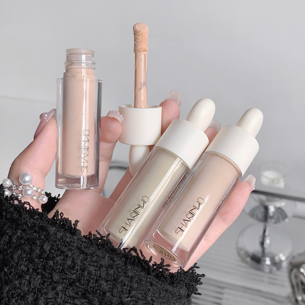 3 Colors Silky Concealer Concealer Cover Acne Marks Spots Dark Eye Circles Face Brightening Skin Whitening Concealer