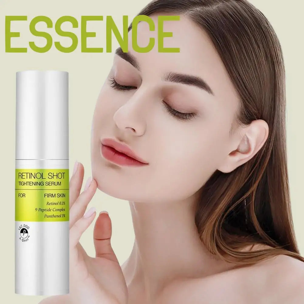 Retinol Shot Eye Essence Serum Long Lasting Moisturizing Dark Circles Wrinkles Smoothing Gentle Non Irritating Eye Skin Care