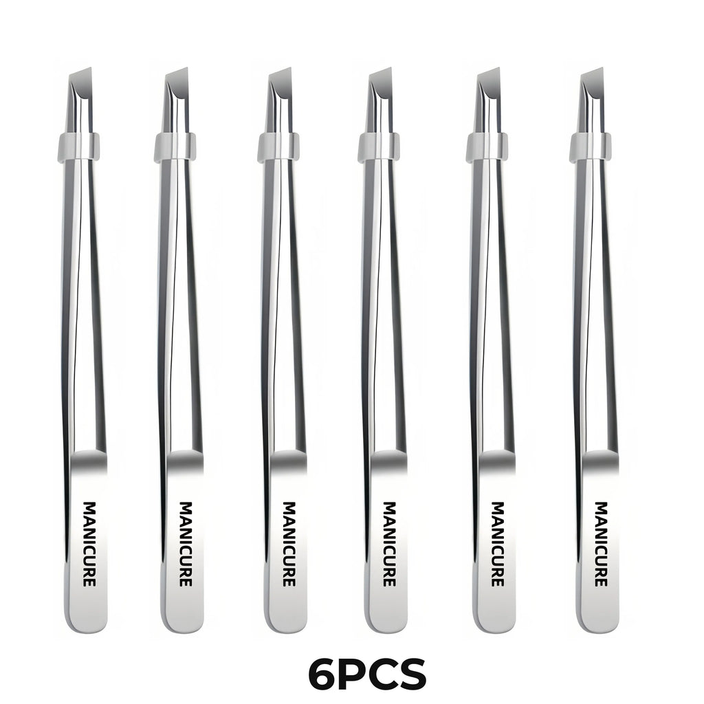 Stainless Steel Tweezers Tool Suitable for Eyebrow Eyelash Application Beard & Mustache Trimming False Eyebrow Applicator Gifts