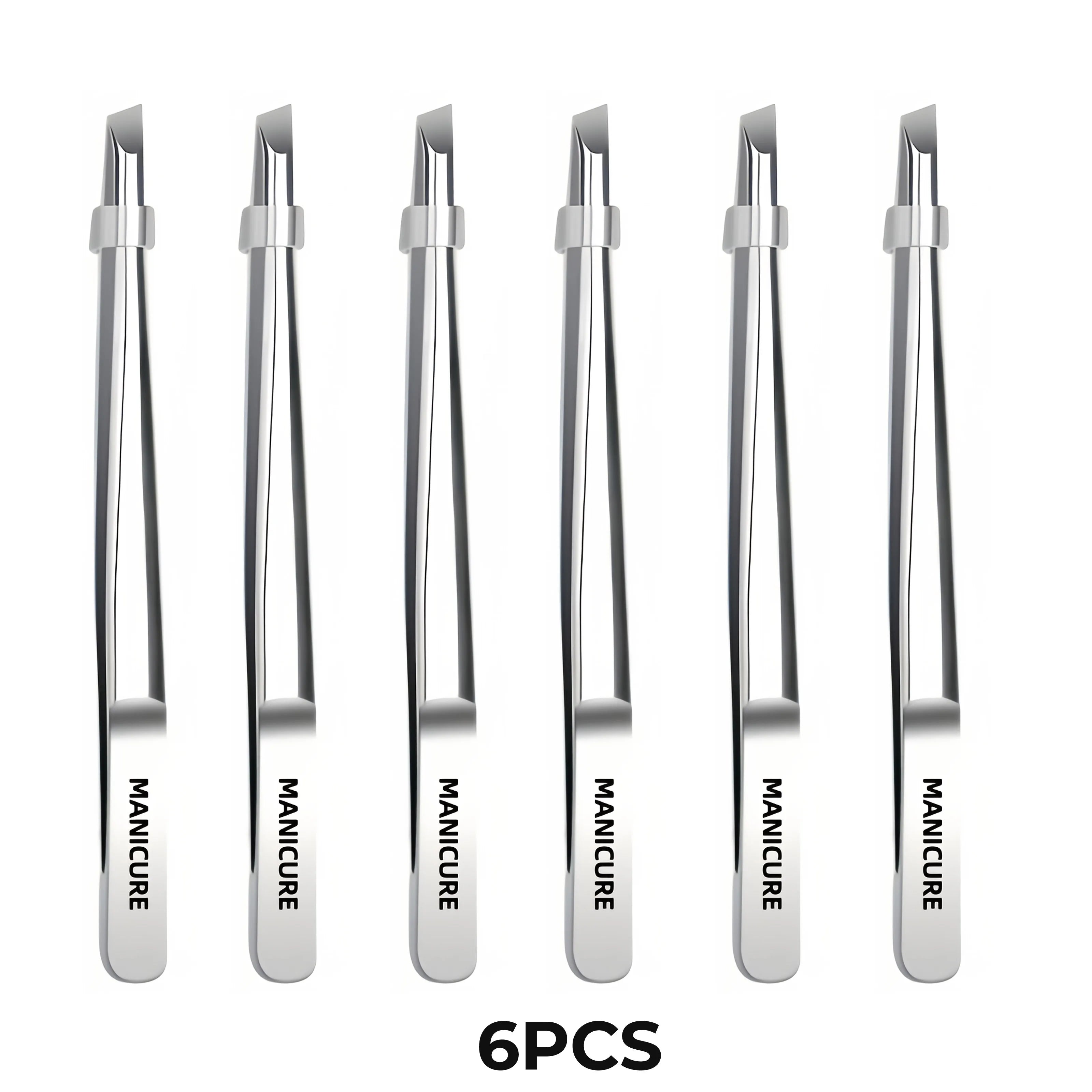 Stainless Steel Tweezers Tool Suitable for Eyebrow Eyelash Application Beard & Mustache Trimming False Eyebrow Applicator Gifts