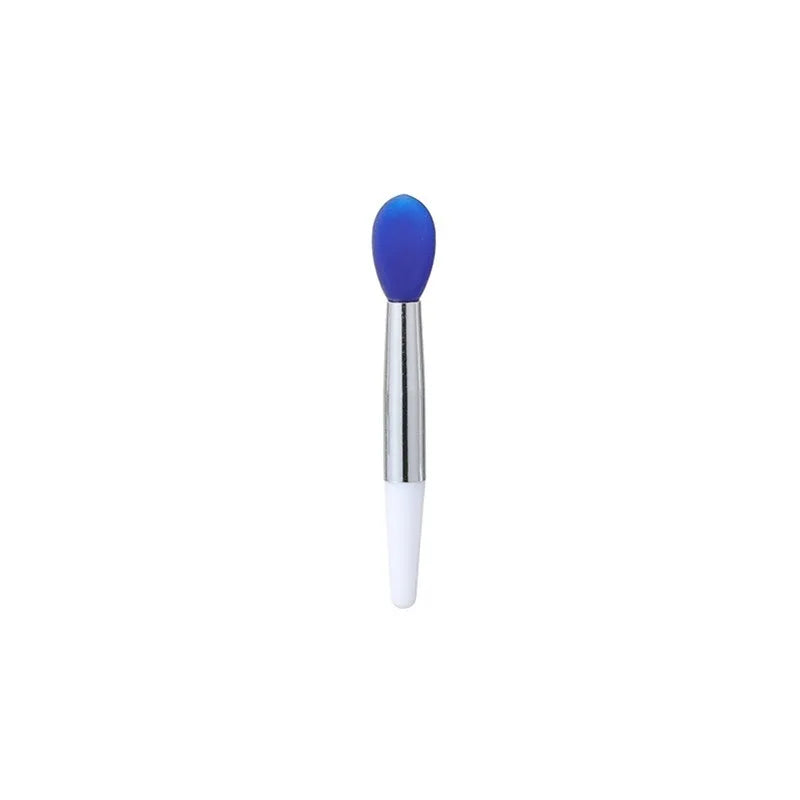 10pcs silicone lip brush mini lip mask brush portable lipstick makeup brush transparent applicator eye black stick makeup tool