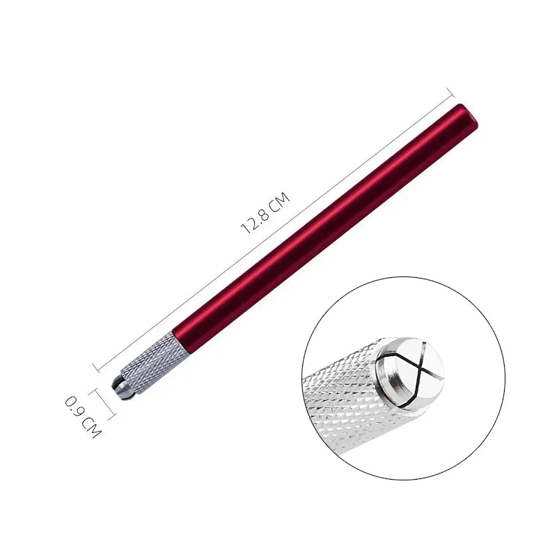 1pcs Manual Tattoo Pen Permanent Makeup Machine Microblading Pen for Lip Tattoo and Eyebrow Tattoo Tebori Pen for Tattoo Artist