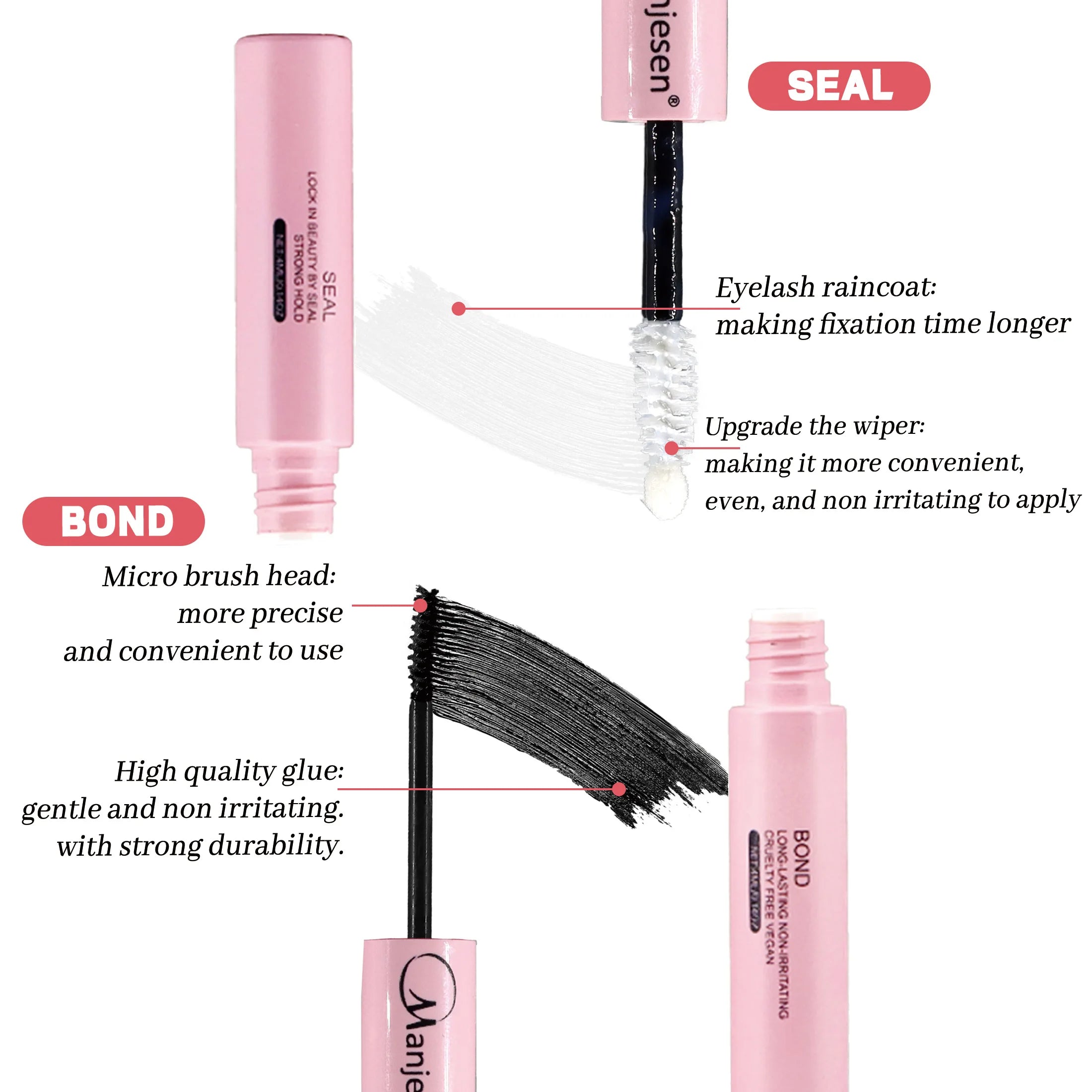 DIY Lash Extension Kit Lash Bond and Seal Remover Tweezers Makeup Set Individual Lashes Clusters  Eyelashes Tools
