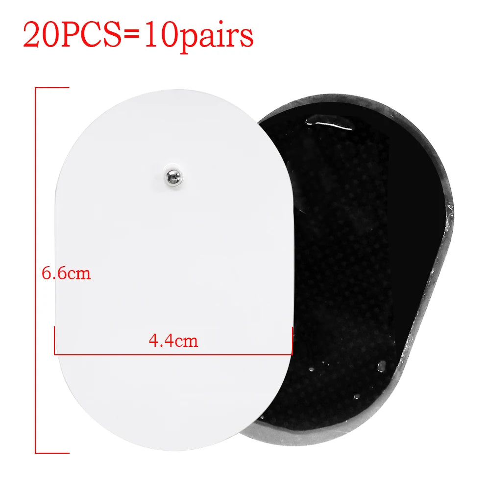 10/20PCS Electrode Pads Gel For Tens Acupuncture Massage Machine Slimming Pulse Ems Muscle Stimulator Massager Sticker