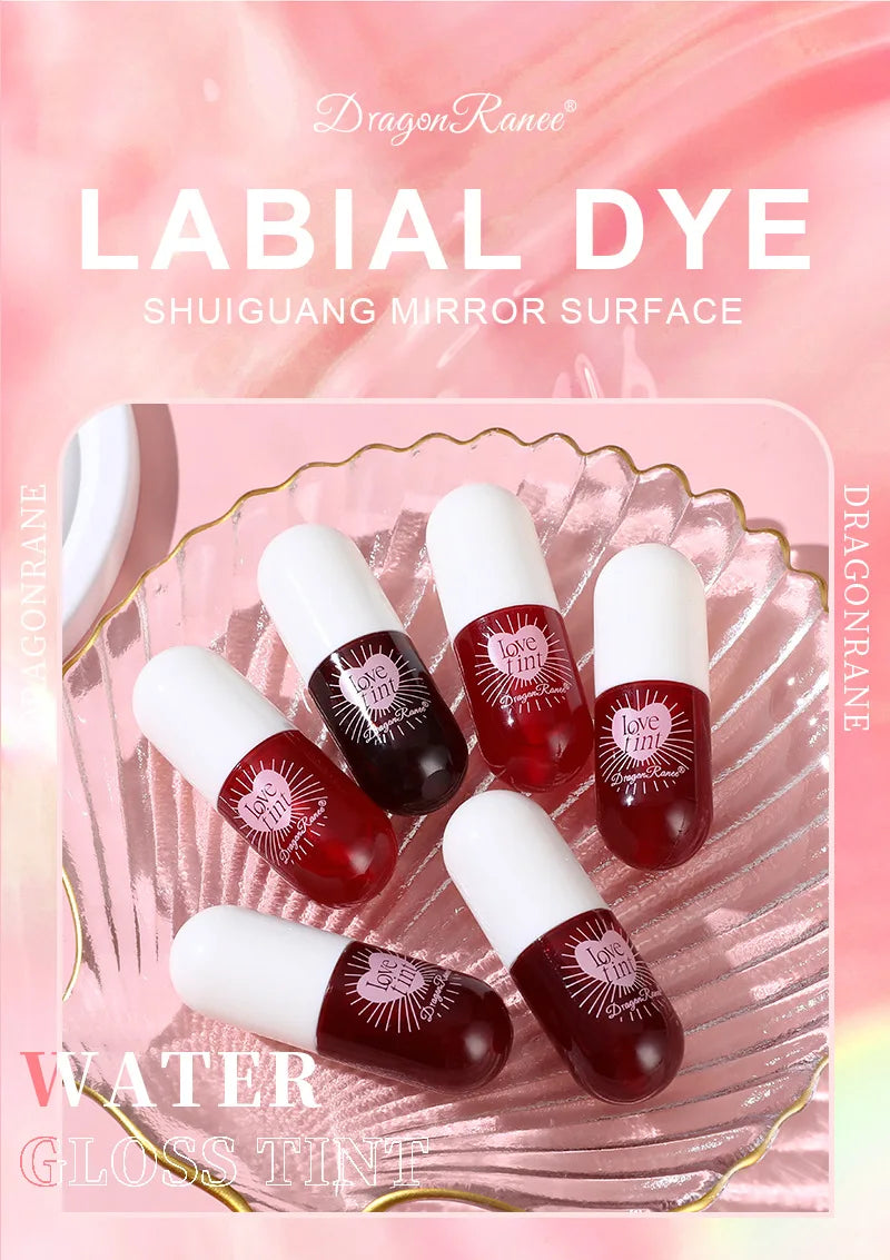 Lip Dye Liquid Lip Glaze Cute Waterproof Non-Stick Liquid Lipstick 6 Colors Available