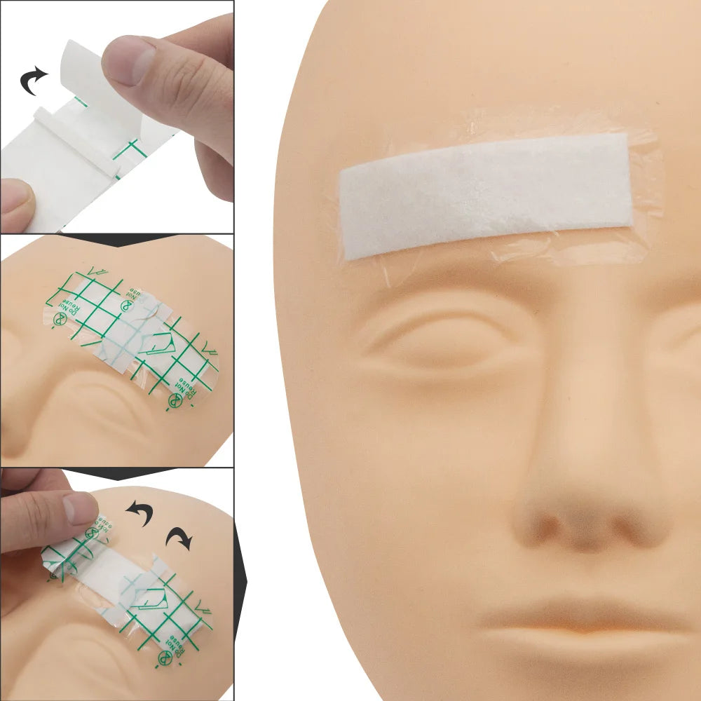 Microblading Eyebrow Tattoo Protection Pastes Waterproof Tape Eyebrow Lips Tattoo Aftercare Paste Makeup Products