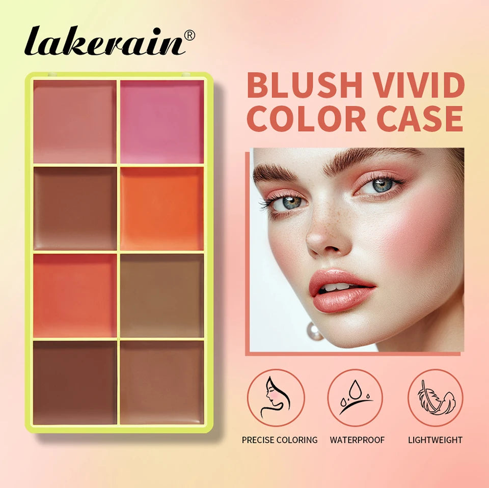 Curve Case Cream Eyebrow Cream Blush Highlighter Palette Matte Shimmer Finishes Shadow Tones Long-Lasting Cosmetics