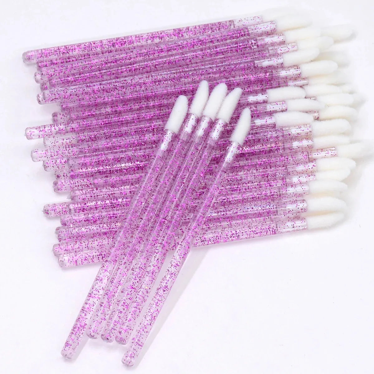 100Pcs Disposable Lip Brush Eyelash Extension Makeup Brushes Lash Extension Mascara Applicator Lipstick Wands Cosmetic Tools