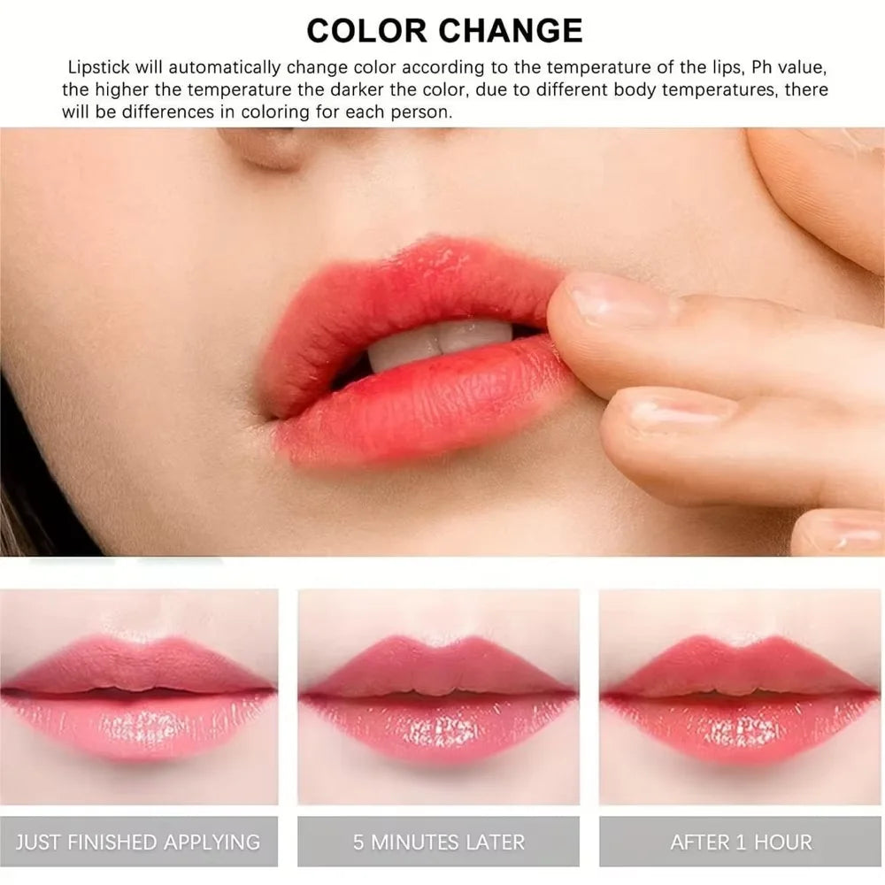 Moisture Lip Balm Aloe Vera Natural Lipbalm - Temperature Changed Color Lipstick Long Lasting Nourish Lips Care Makeup