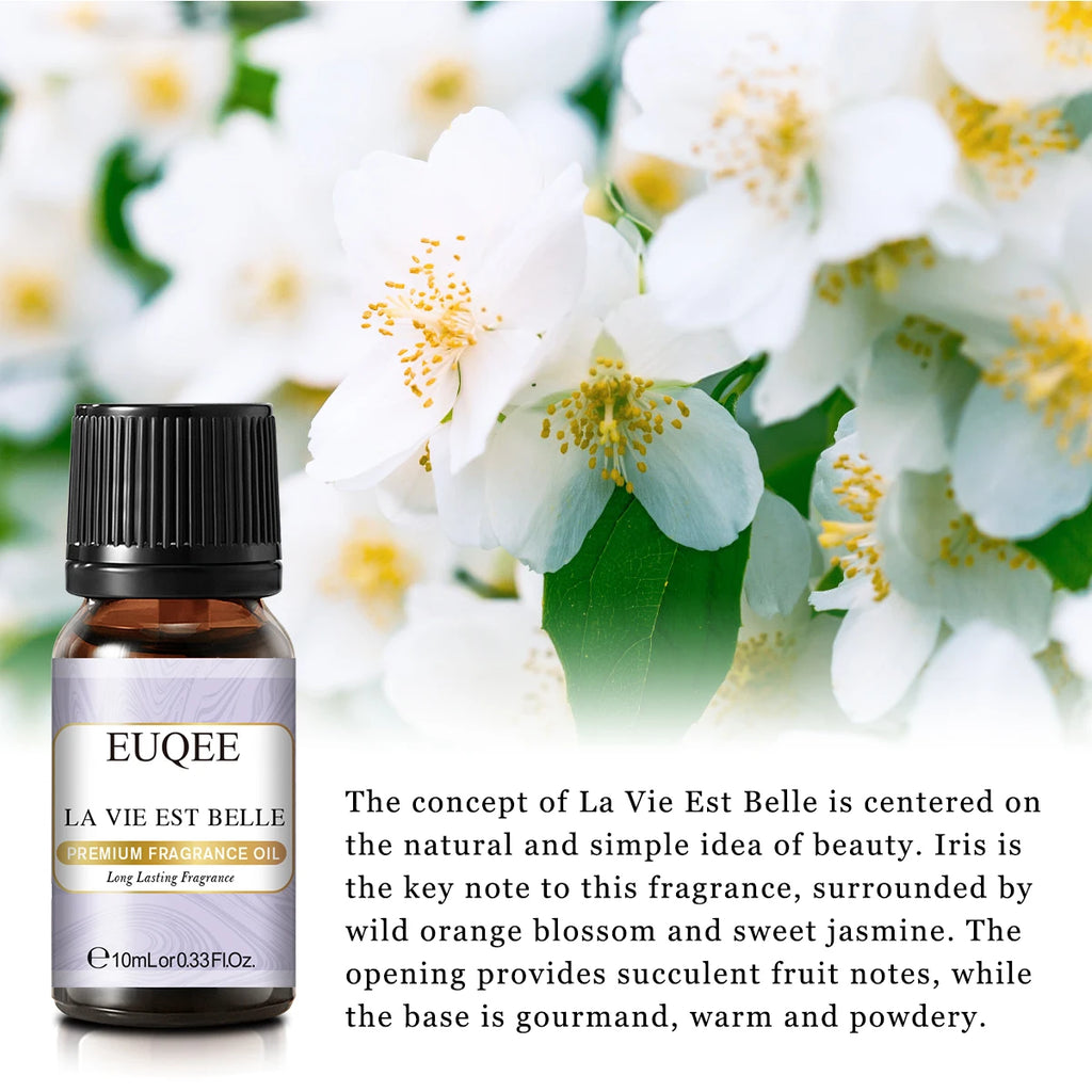 EUQEE 10ML Coconut & Vanilla Bubble Gum Fragrance Oil Coffee Pumpkin Pie Cedarwood Premium Aroma Oils For Making Candle,DIY Soap