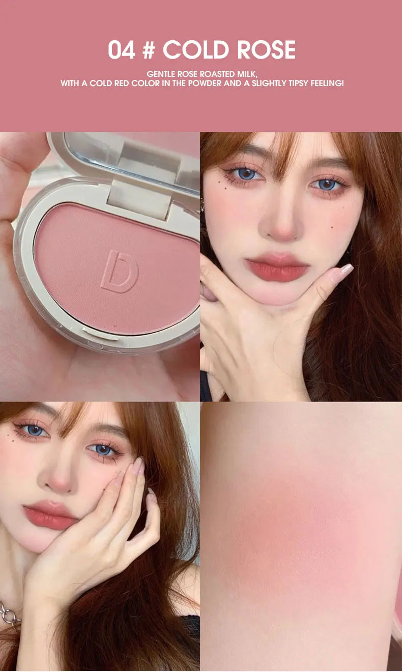 DaimAnpu monochrome honey powder powder blusher, high gloss, natural brightening, rouge setting, powder blusher cream