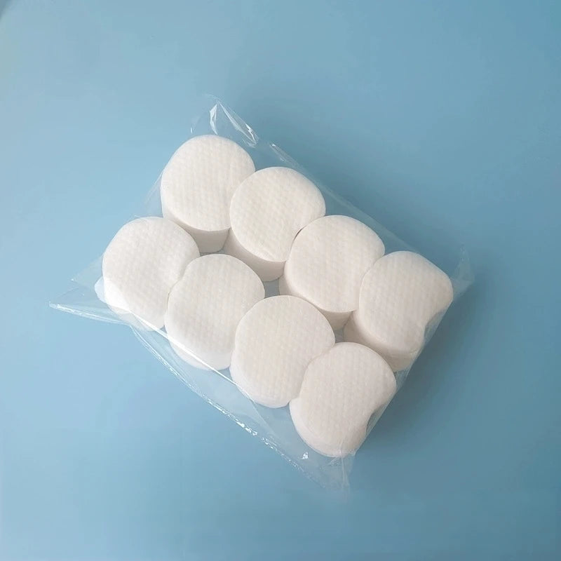 Disposable Makeup Cotton Pad 300/600/1200pcs Soft Pearl Notched Design Facial Cleaning Wipes Makeup Remover Beauty Cosmetic Tool