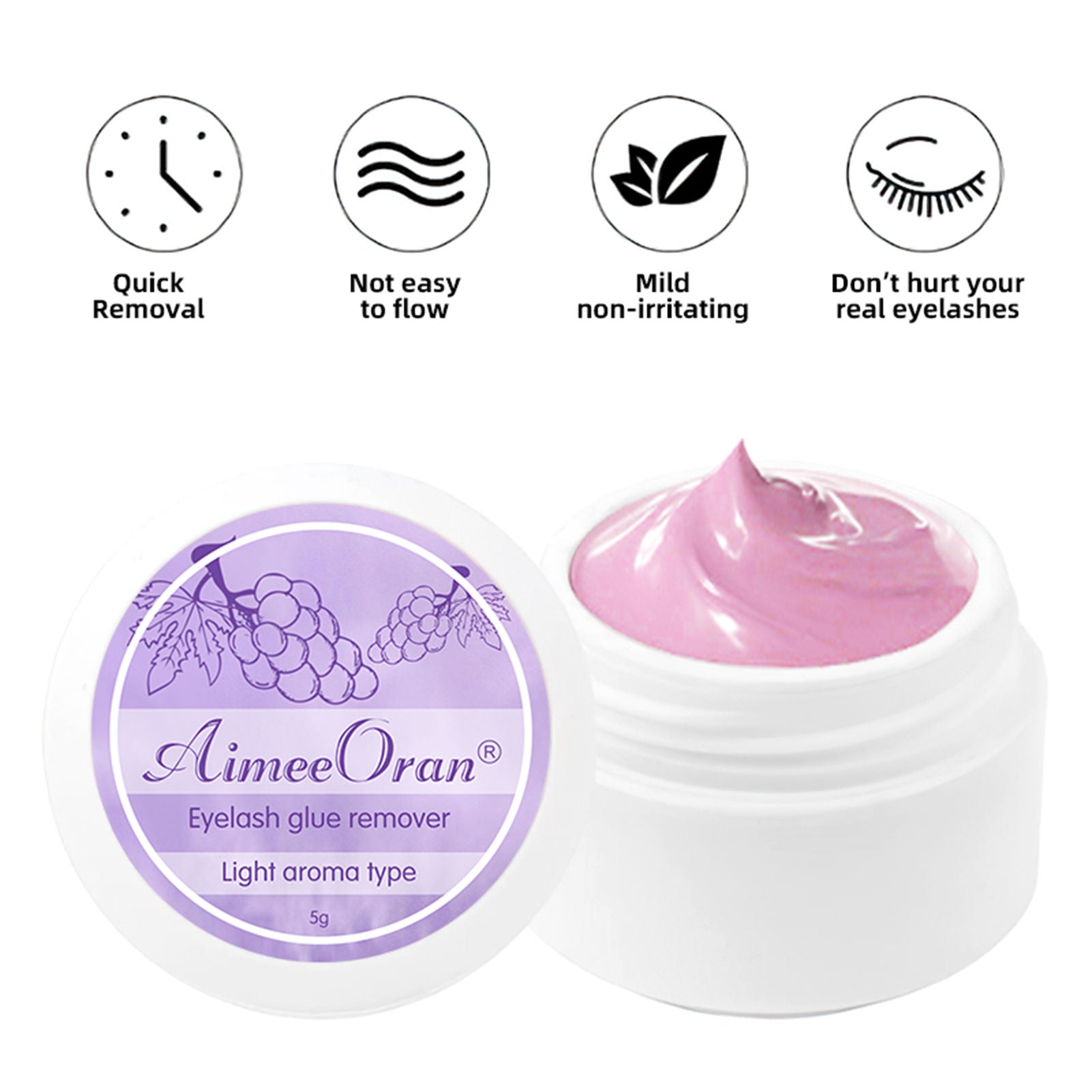 Professional eyelash remover cream Lashes Extension easy remove Quickly Dissolves Glue No Irritating Quick Adhesive daily makeup