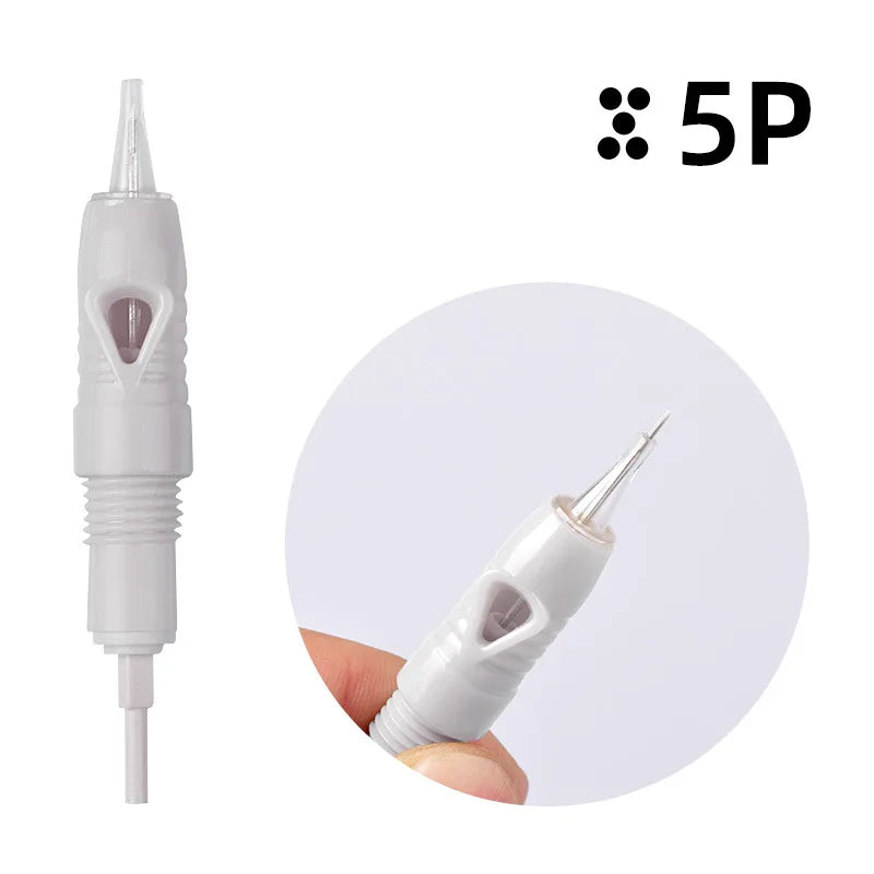 10/50/100pcs Microblading Cartridge for Charmant Liberty Permanent Makeup Eyebrow Lips Eyeliner Pen Grey Tattoo Machine Needle