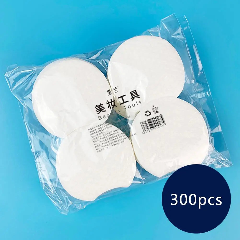 300/600/1200Pcs Pearl Pattern Makeup Remover Cotton Facial Cleaning Thick Cotton Pad Women Travel Makeup Remover For Dry Wet Use