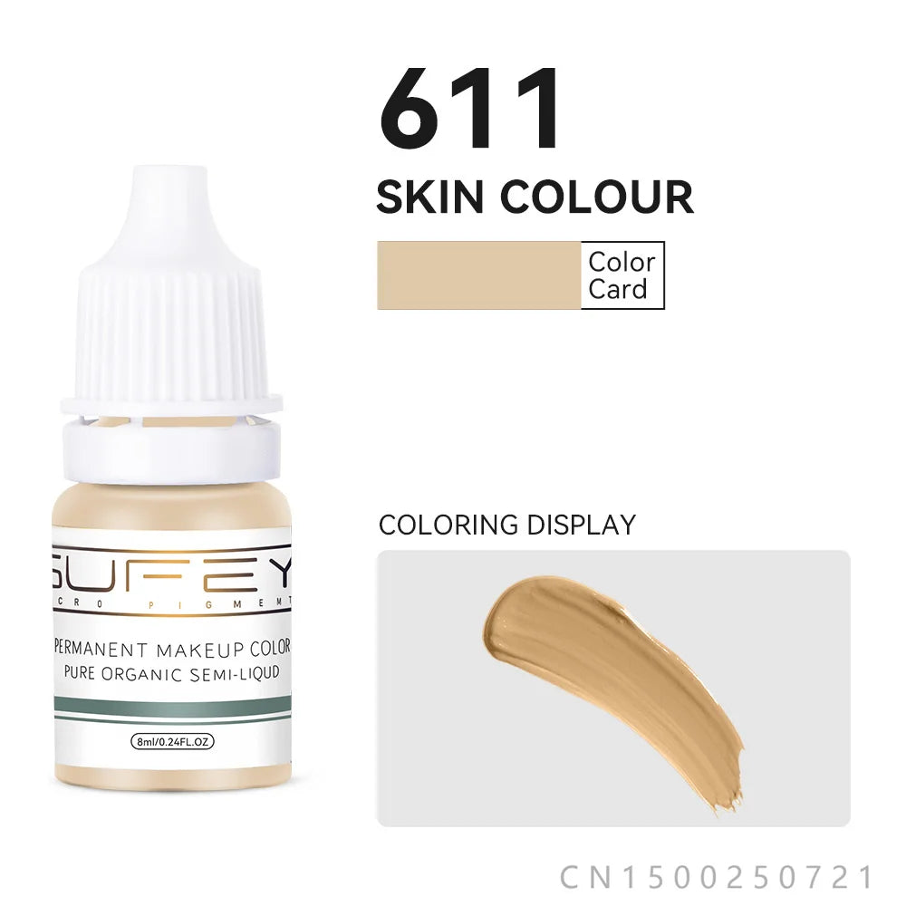 33 Colors Permanent Makeup Pigment Lip Tattoo Inks Vegan Eyebrows Microblading Pigments 8ml Body Art Ink for PMU Artists