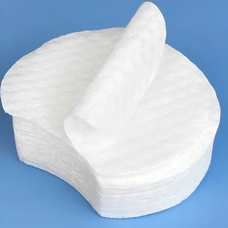 Disposable Makeup Cotton Pad 300/600/1200pcs Soft Pearl Notched Design Facial Cleaning Wipes Makeup Remover Beauty Cosmetic Tool