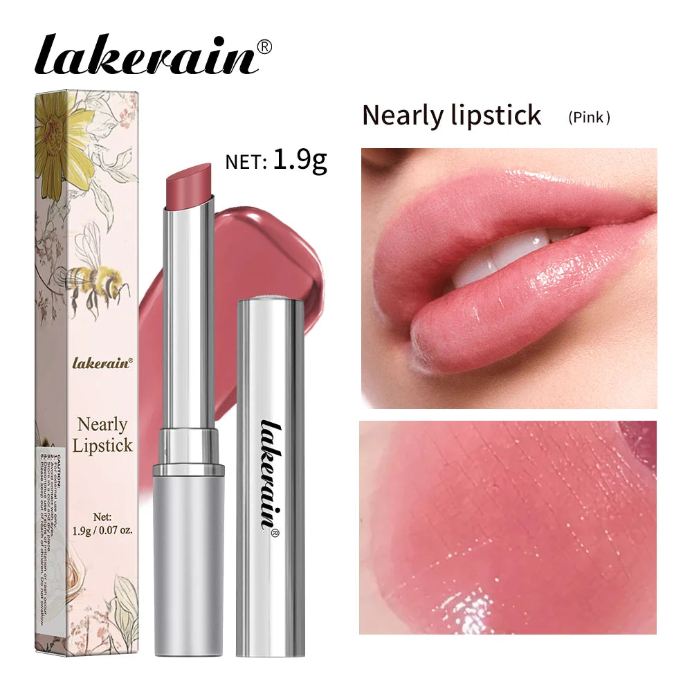 Lakerain Colorless Nearly Lip Balm Lipstick Long Lasting Hygienic Moisturizing Lips Plumper Nourish Makeup Lip Care Cosmetics