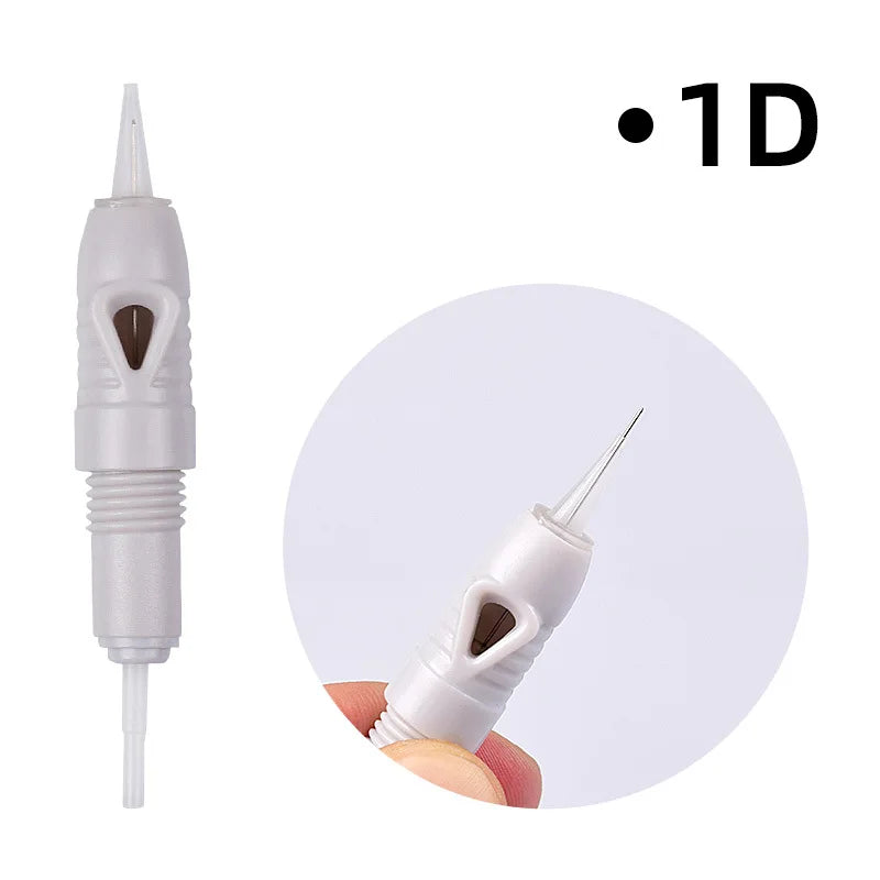 10/50/100pcs Microblading Cartridge for Charmant Liberty Permanent Makeup Eyebrow Lips Eyeliner Pen Grey Tattoo Machine Needle