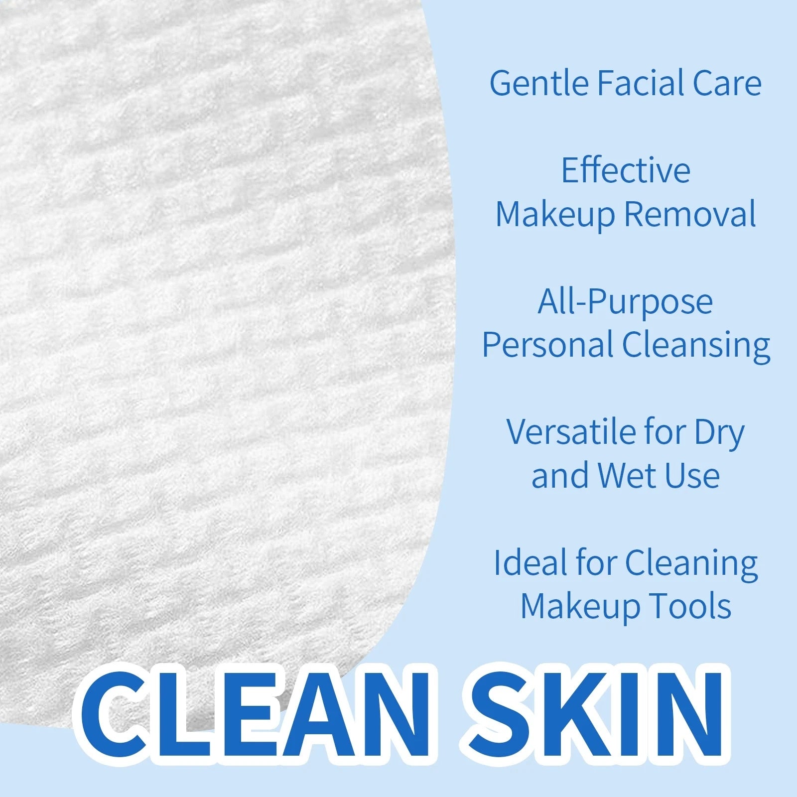 50Pcs/Box Disposable Face Towels Facial Cleansing Makeup Remover Dry Beauty Skincare Travel Pack