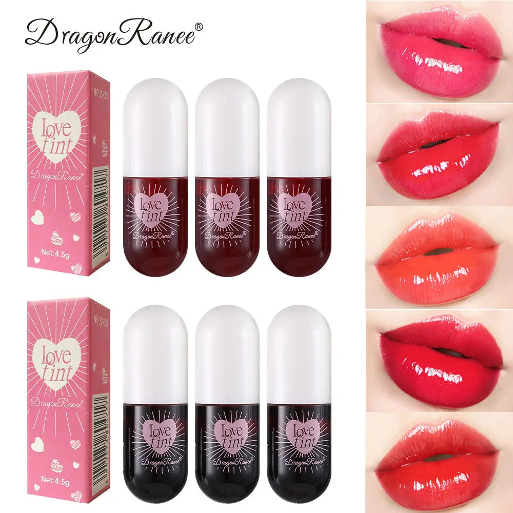Lip Dye Liquid Lip Glaze Cute Waterproof Non-Stick Liquid Lipstick 6 Colors Available