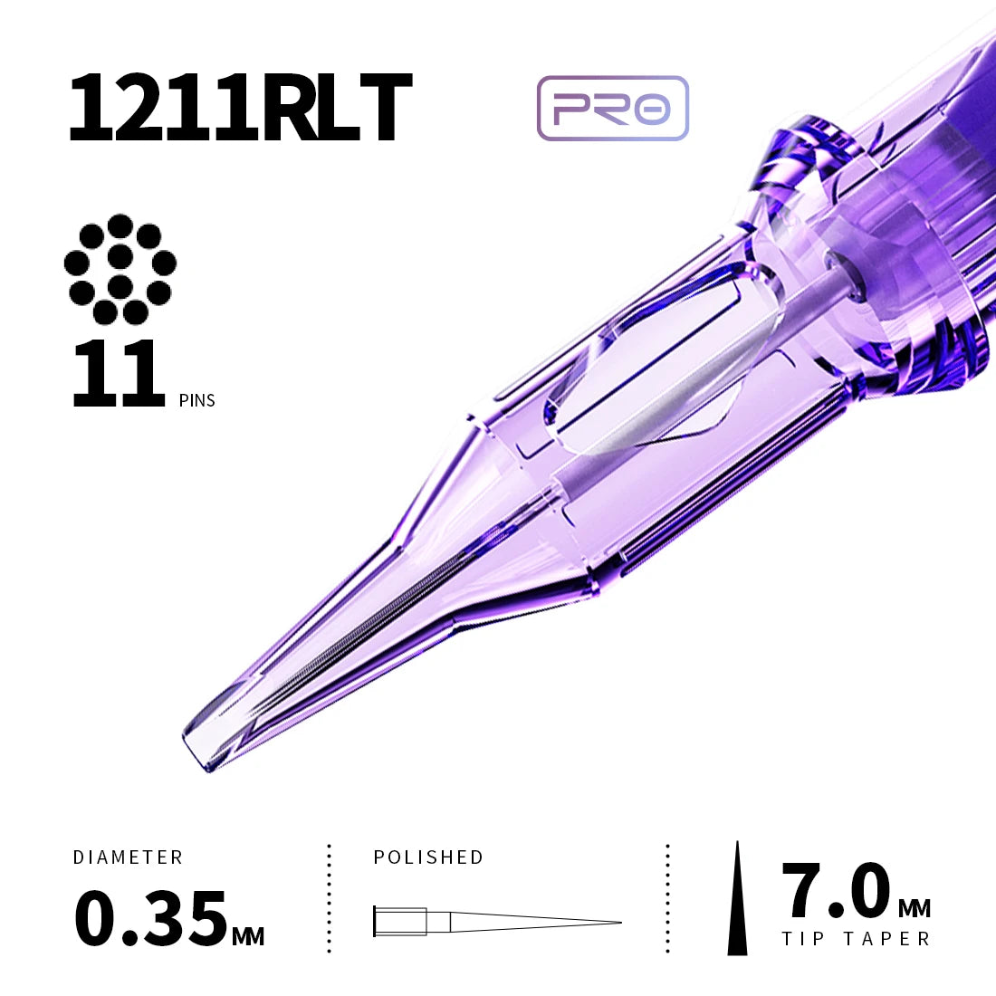 Mast Pro Tattoo Cartridge Needles PMU 1RL 3RL Precision for Tattoo Permanent Makeup Micropigmentation Eyelinver Lips Eyebrows