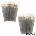 100/300PCS Crystal Lip Brush Lipstick Gloss Applicator Wands Wholesale For Eyelashes Extension Tool Kits Makeup Accessories