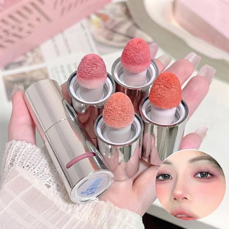 Air Cushion Blush Stick Natural Long-lasting Face Rouge Easy to Apply Makeup Cosmetic for Women