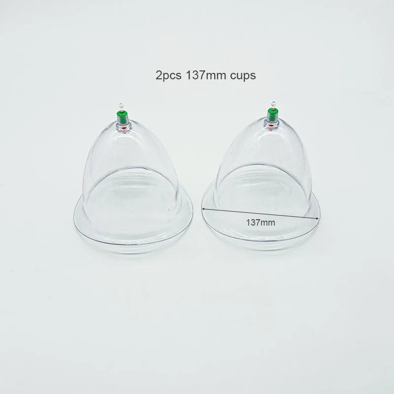 Big Size Vacuum Cupping Breast & Buttocks Enlargement Massager Suction Pump Machine Butt Lifting Device Back Massage Cans