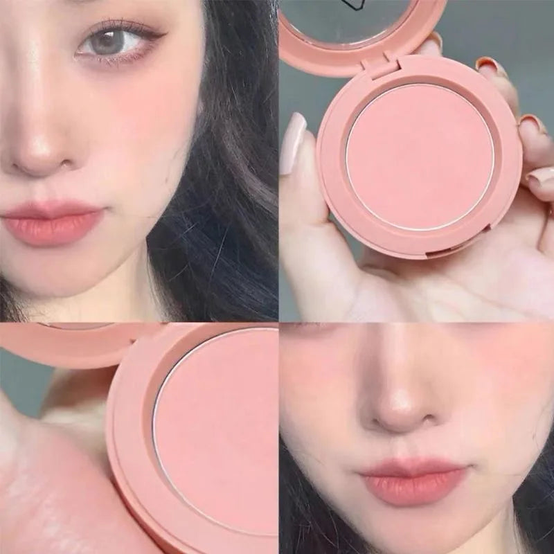 HERORANGE Creamy Blush Soft Matte Natural Color Long Lasting Daily Cheek Makeup For Women