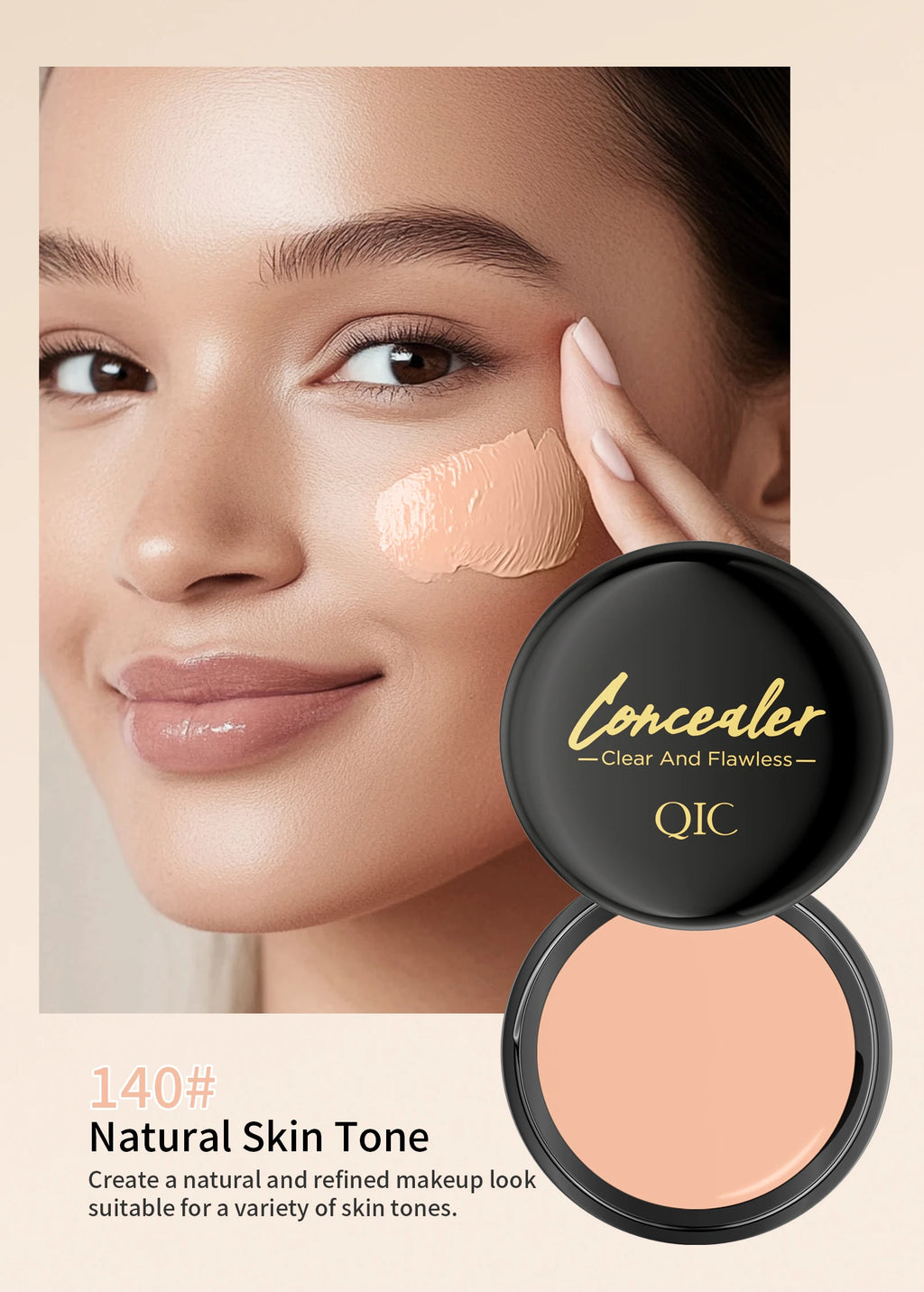 Hydrating Eye Brightening Concealer&Contour Cream-Full Coverage,Long Lasting,Correcting Eye Concealer for a Perfect Look Makeup